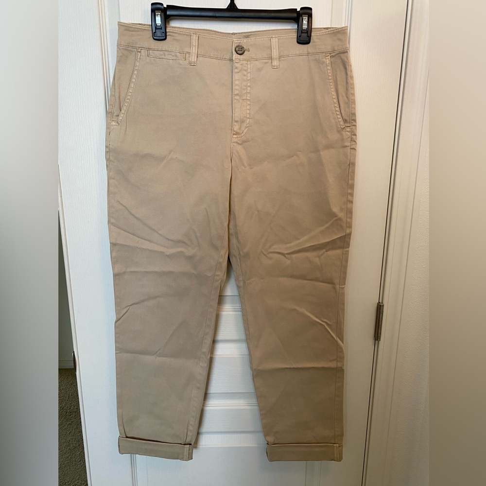 Pendleton s 12 rolled cuff ankle pants. Khaki NWT